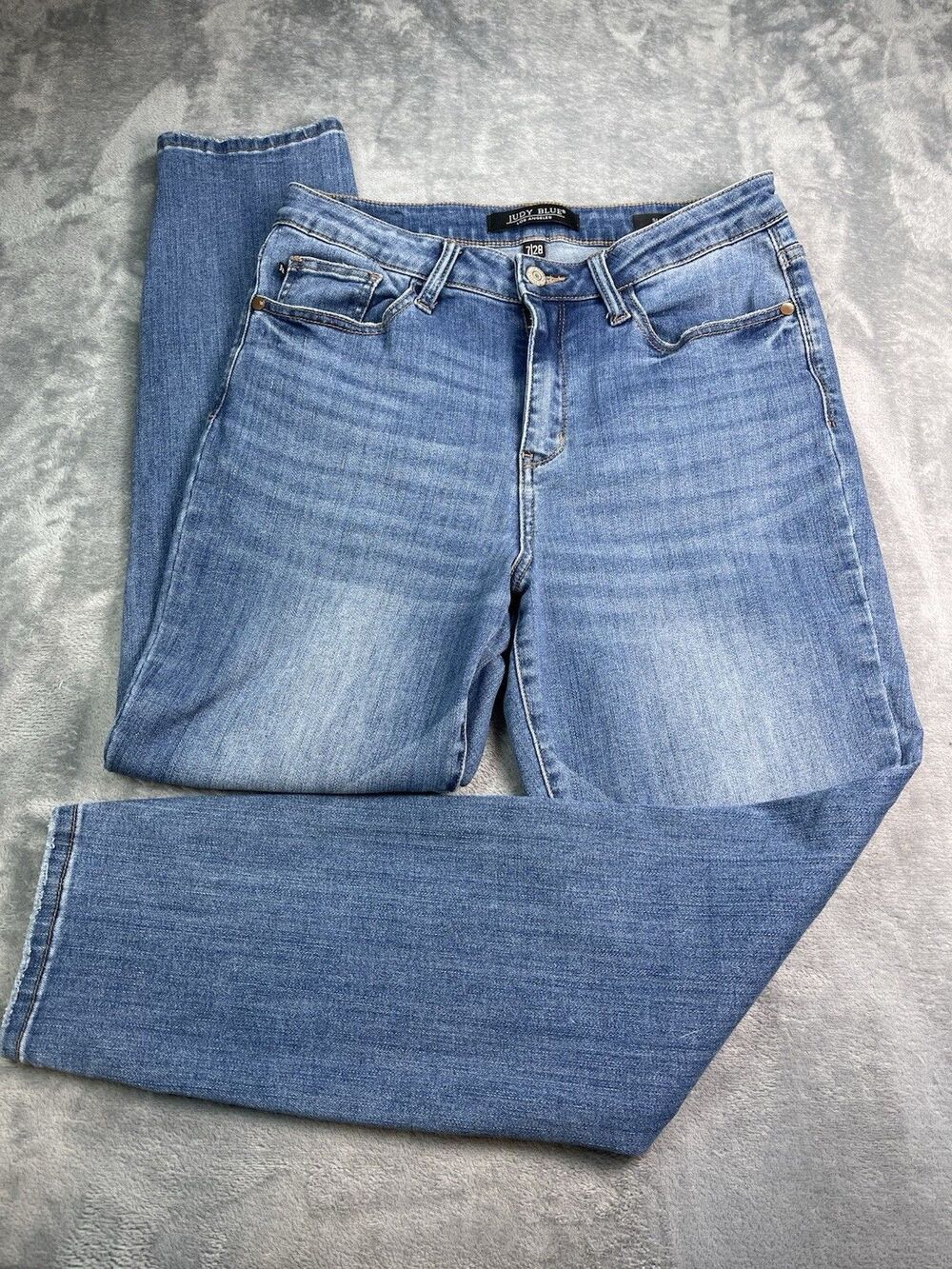 Judy Blue 'Slim Fit' NWOT womens premium jeans sz 7/28 collegiate western